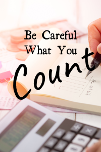 Be careful what you count